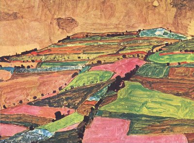 Field Landscape by Egon Schiele